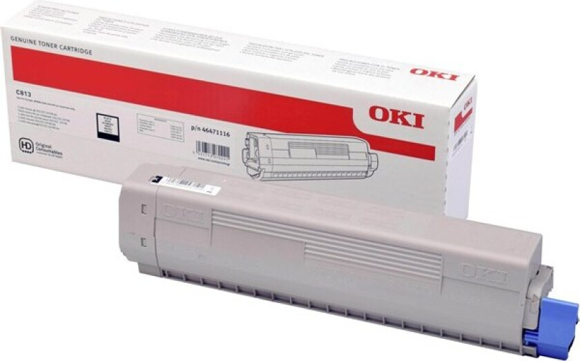 Toner svart, 5000 sider