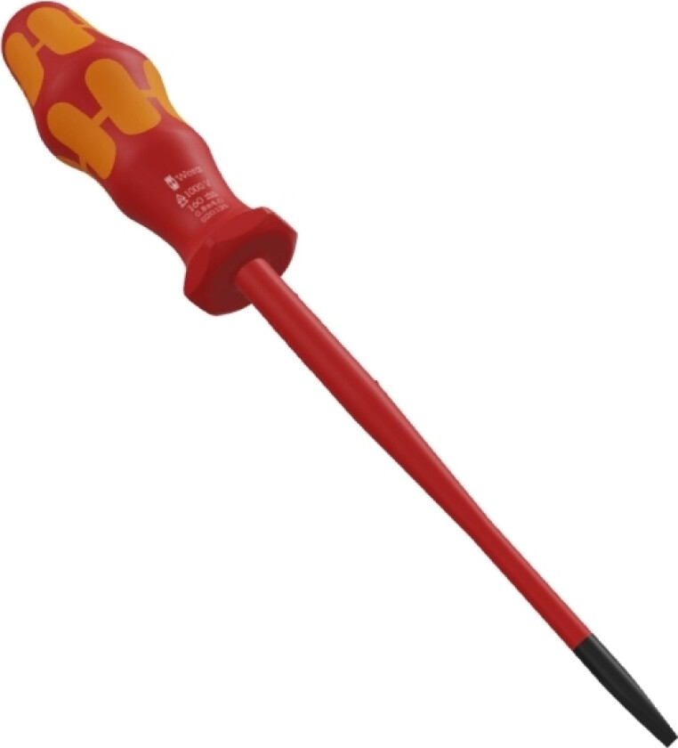 WERA 160 iSS VDE isolert skrutrekker, 0,8 x 4 x 100 mm