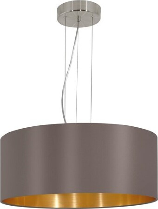 Maserlo anheng Ø530 cappuccino/gull, E27, 3X60W