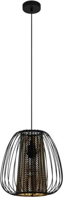 Curasao Pendel Ø335 sort/gull, E27, 40W