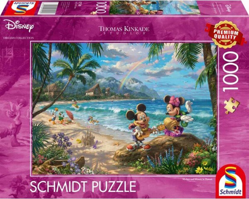 Schmidt - Thomas Kinkade: Disney - Minnie&Mickey in Hawaii (1000 pieces) (SCH57528)