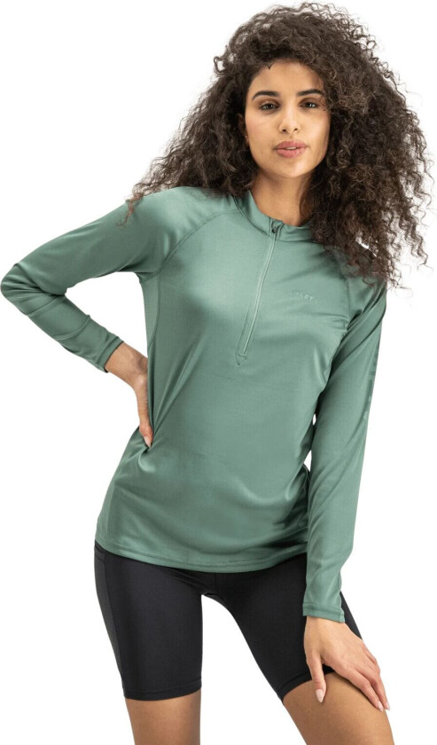 Eaze Long Sleeve Half Sleeve Tee, treningsgenser, dame Thyme