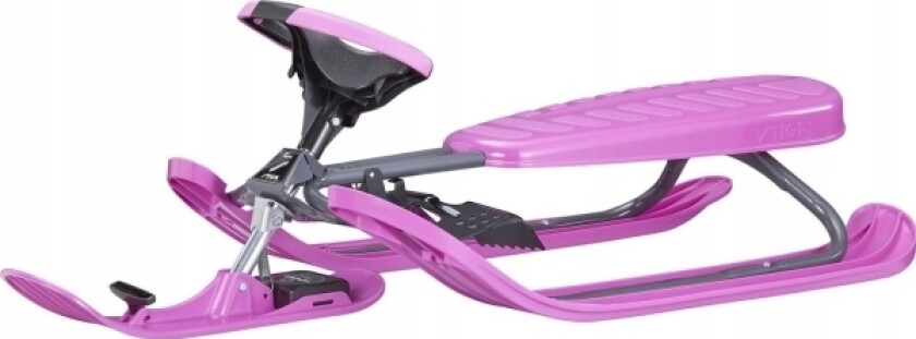 Stiga Snowracer Curve Akebrett - Rosa/grå