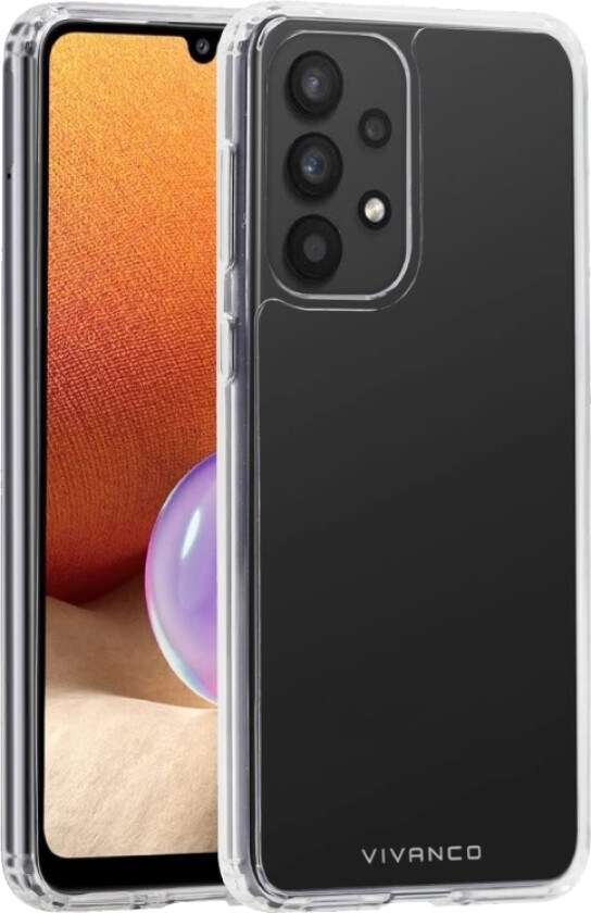 Samsung Galaxy A53 Safe & Steady Hybrid Plast Bakdeksel - Gjennomsiktig