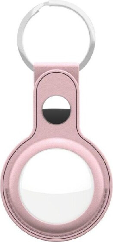 Nøkkelring I Kunstskinn - Snap Ring - 1 Pack - Rosa