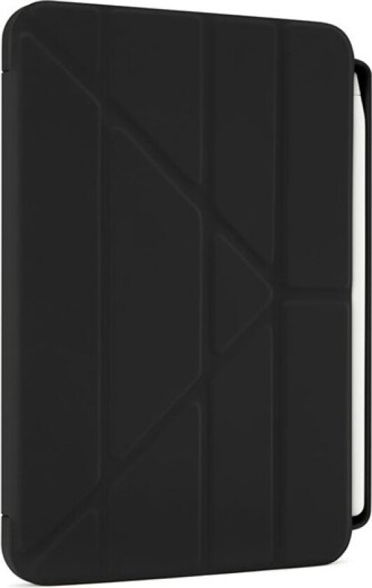 iPad Mini (2021) Deksel - Origami Deksel m. Apple Pencil Holder - Svart