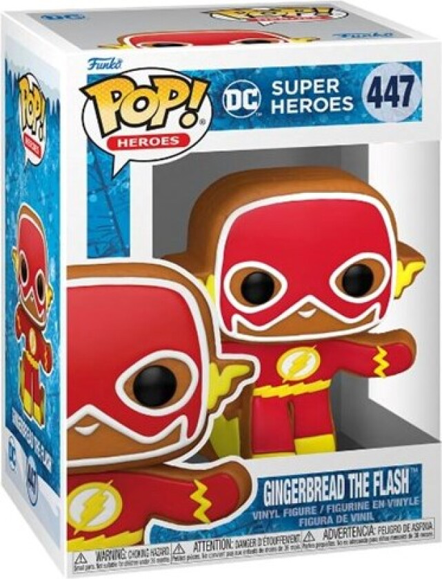 Funko Pop! Heroes: Dc Super Heroes - Gingerbread The Flash Figur #447