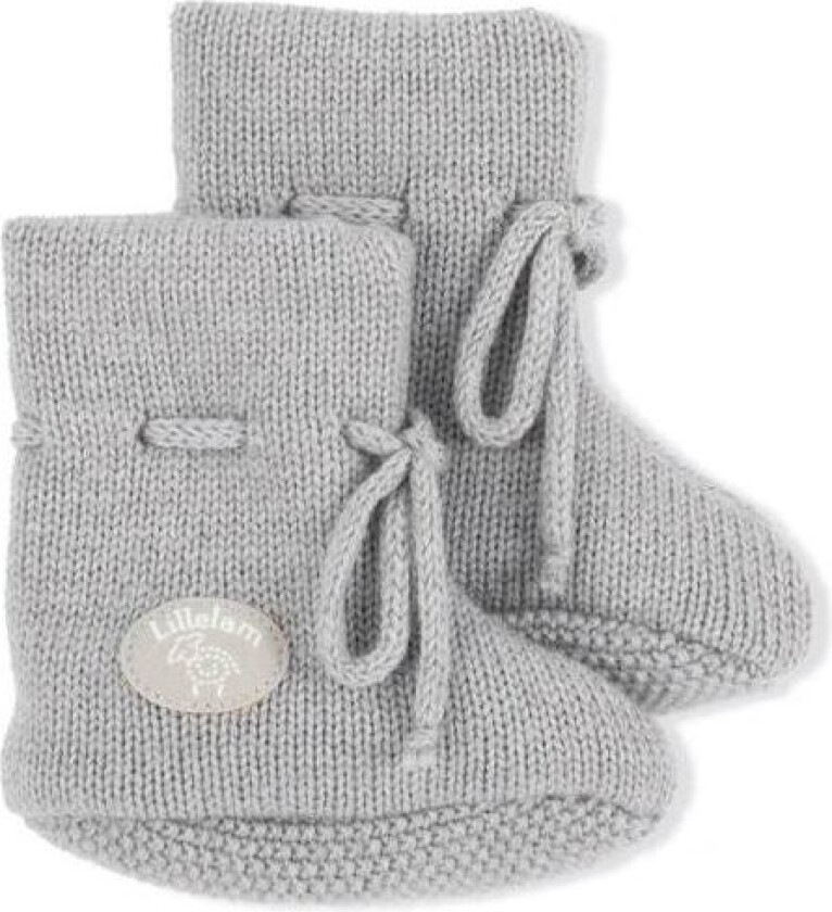 Bilde av Lillelam babytøfler classic – mellomgrå - 52/56