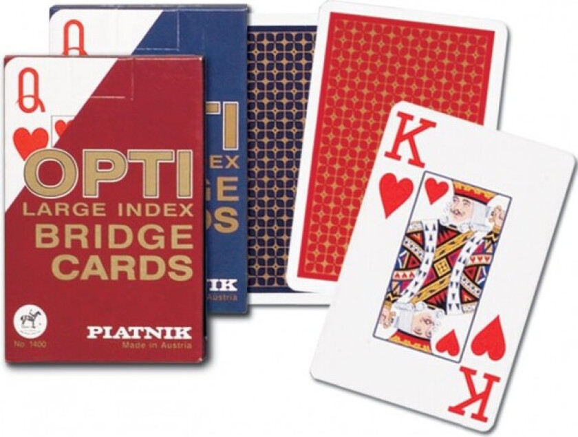 Bilde av Opti Large Index Bridge Kort