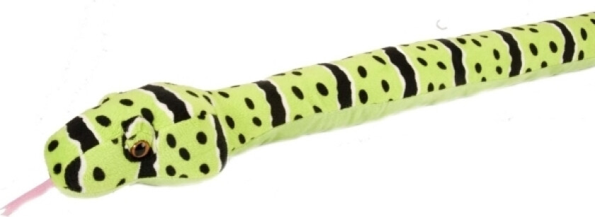 Wild Republic Snakesss Plysjbamse 137cm - Grønn Slange