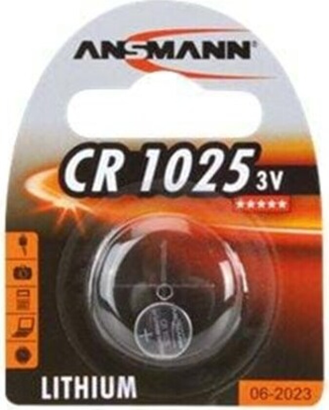 Cr1025 Knappebatteri