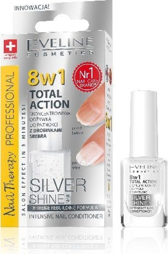 Nail Therapy Conditioner 8 In 1 Silver Shine  12 ml