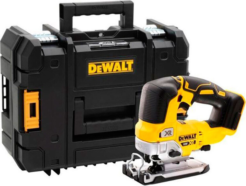 Dewalt Stikksag 18v Xr Børsteløs Motor Dcs334nt-Xj Med Håndtak, Naken Enhet I Tstak Koffert