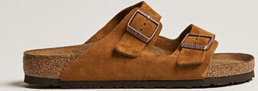 BIRKENSTOCK Arizona Soft Footbed Mink Suede