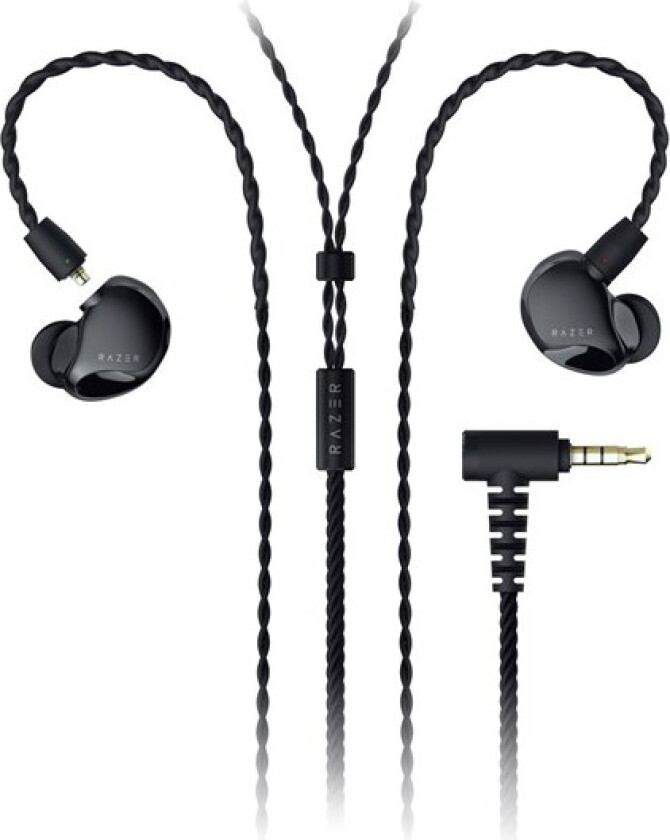 Moray Ergonomic In-Ear Hodetelefoner - Svart