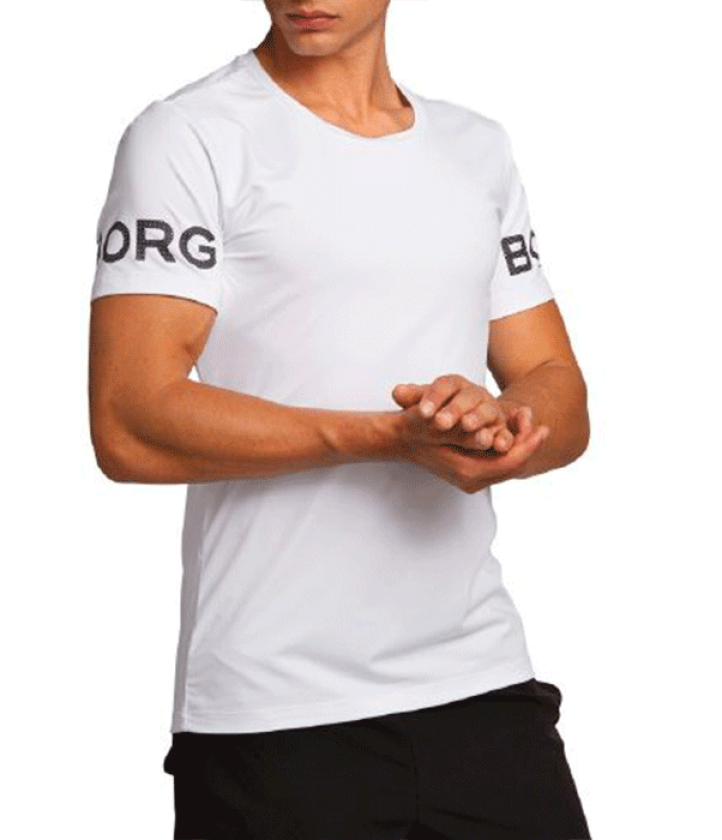 Bilde av Borg Tee, t-skjorte, herre Brilliant White