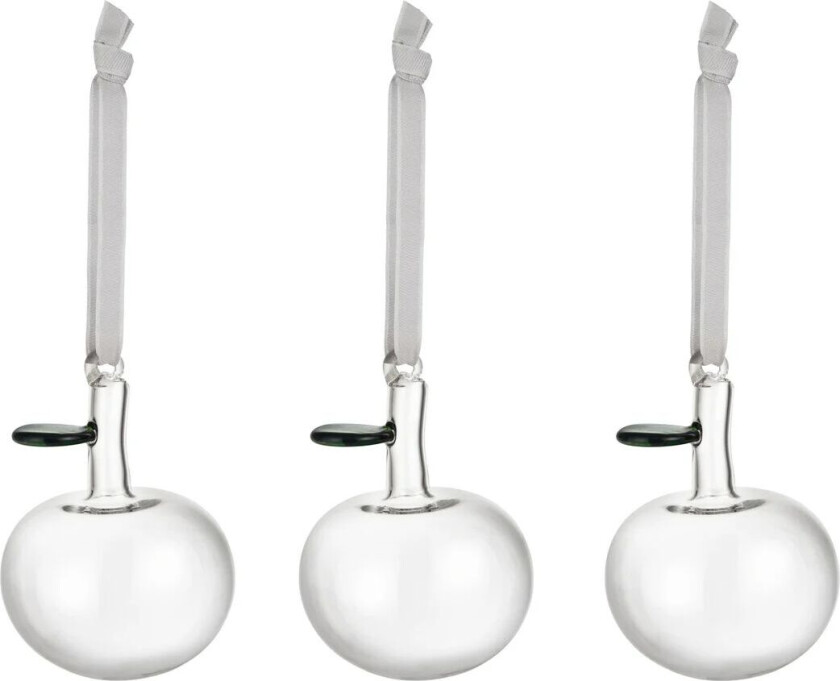 iittala glasseple 3-stk. Klar