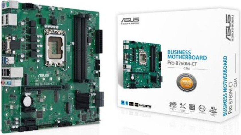 Asus Pro B760m-ct-csm Mikro Atx Hovedkort