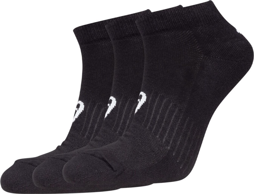 Asics 3PPK Ped Socks, ankelsokker, unisex BLACK