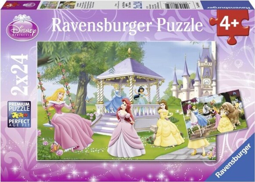 Puslespill 2X24 Prinsesser