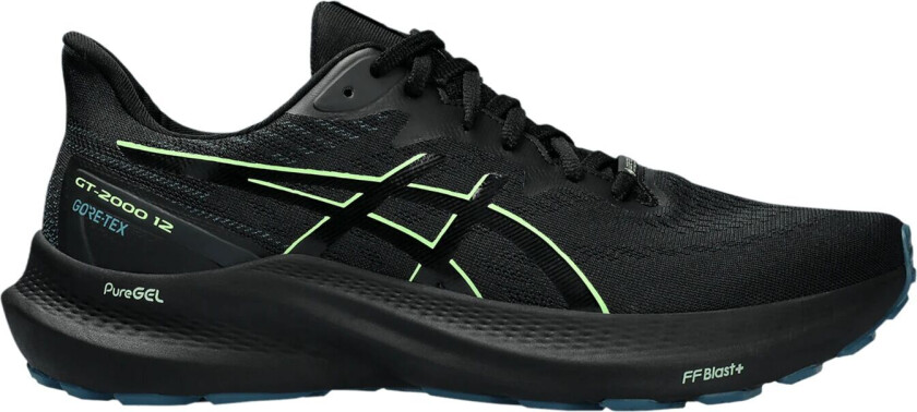Asics GT-2000 12 Gore-Tex, vanntett løpesko, herre Black/illuminate Gre