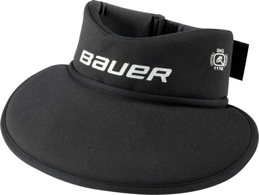 bauer Ng Nlp8 Core Neck Guard Bib Yth 23/24, hals- og nakkebeskytter, barn Black