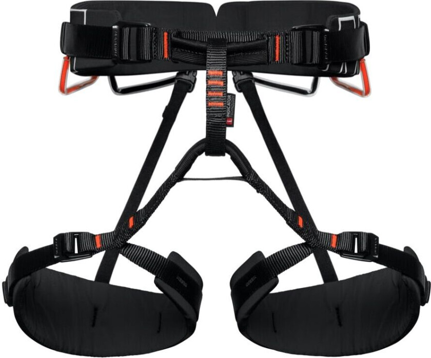 4 Slide Harness Black XS-M