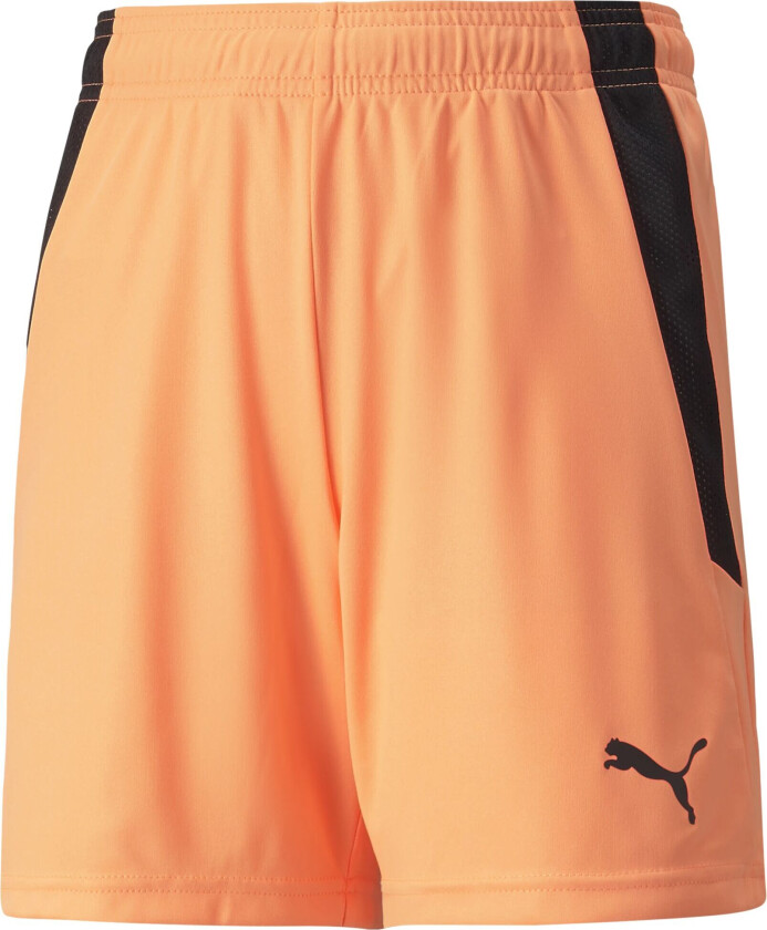 Bilde av teamLIGA Shorts Jr, fotballshorts junior Neon Citrus-puma Bla