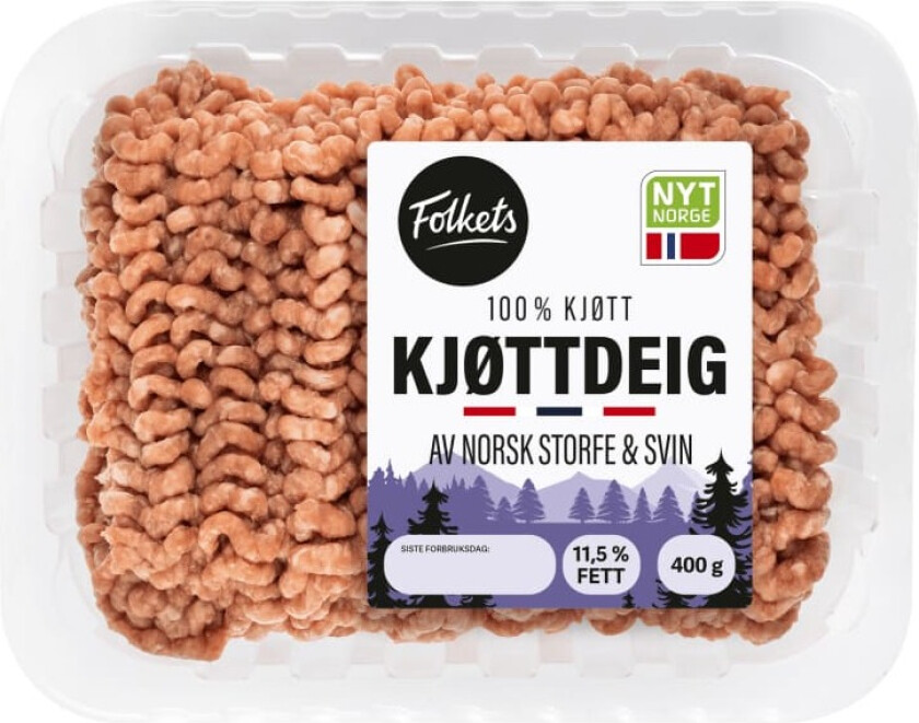 Kjøttdeig Storfe&Svin 400g