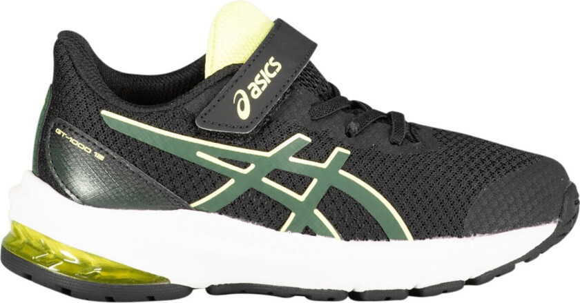 Asics Gt-1000 12 Ps, løpesko barn Black/rain Forest