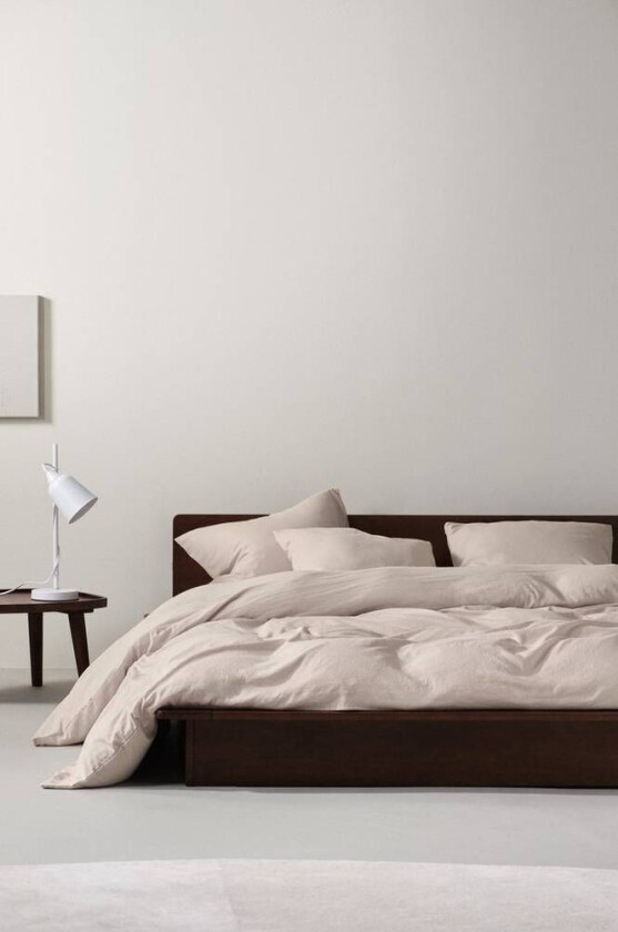 MIA sengesett dobbeltseng Lys beige