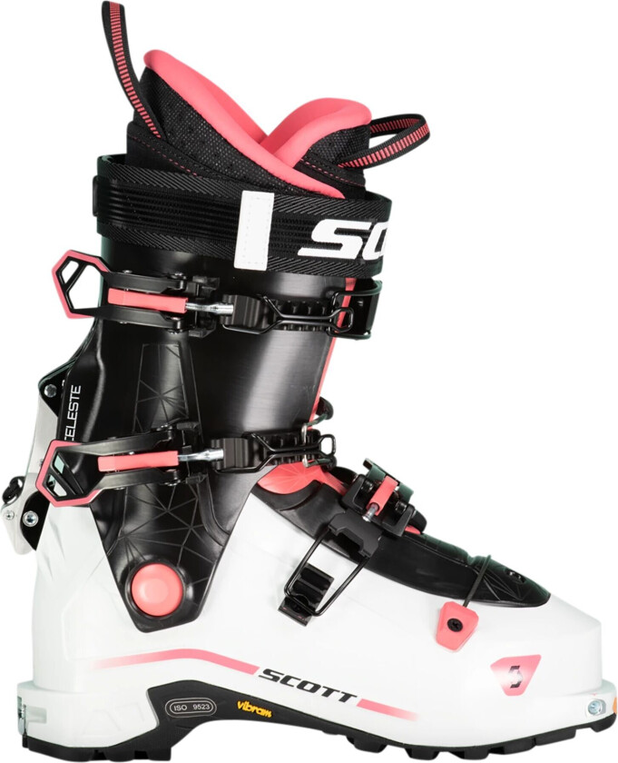 Scott Touring Boots Celeste W 22/23, toppturstøvel dame White_Pink