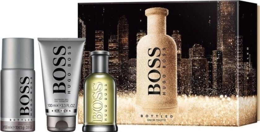Boss Hugo Boss Boss Bottled Edt 100ml + Deospray 150ml + Shower Gel 100ml Giftset
