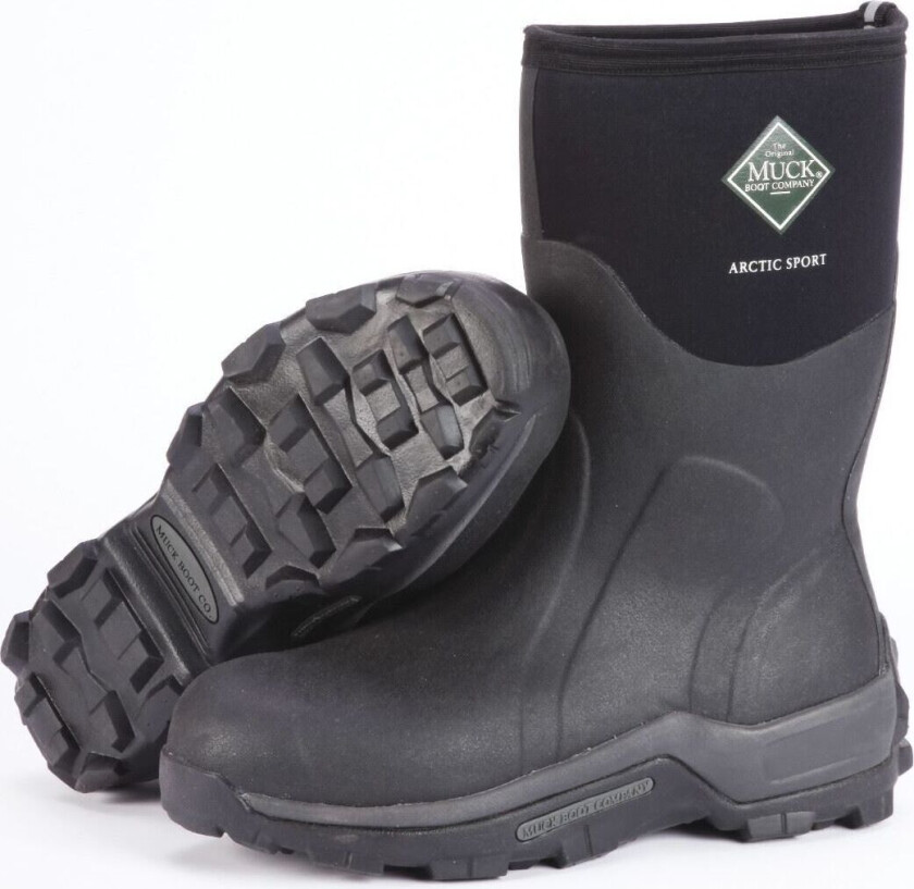 Muckboot Arctic Sport Mid Sort 44