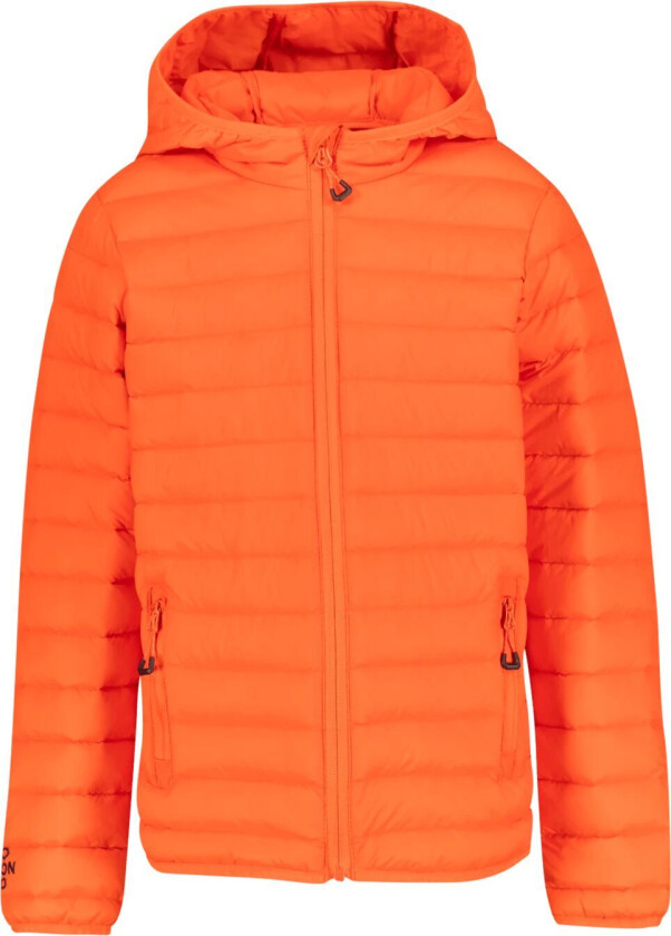 Sundvolle Hooded Down Jacket, dunjakke junior SPICY ORANGE