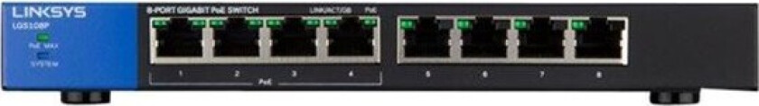 Lgs108p 8-port Business Desktop Gigabit Poe+ Switch