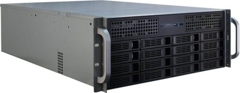 Inter-tech Ipc 4u-4416 16-bay Storage Chassi Svart