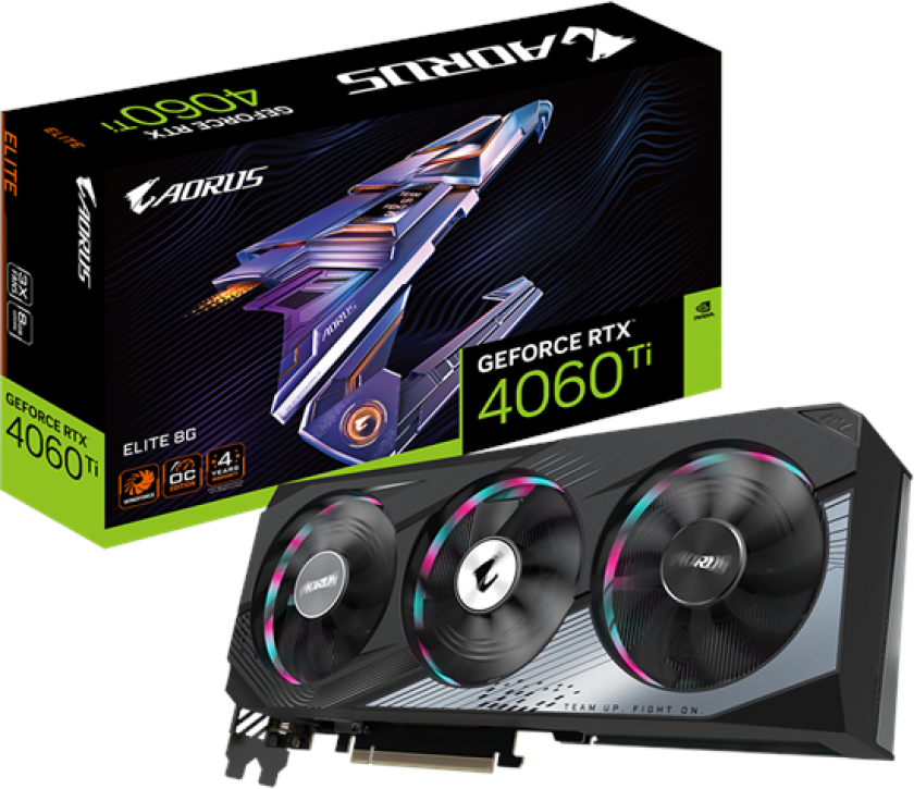 Gigabyte Aurus Elite Geforce Rtx 4060 Ti 8gb