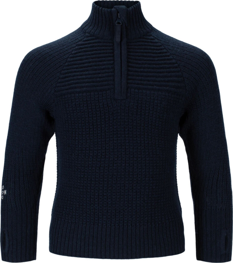 Narvik Wool Sweater, ullgenser barn Navy Blazer