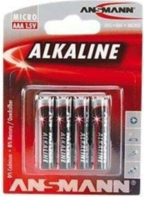 Alkaline 4-Pack Aaa unisex