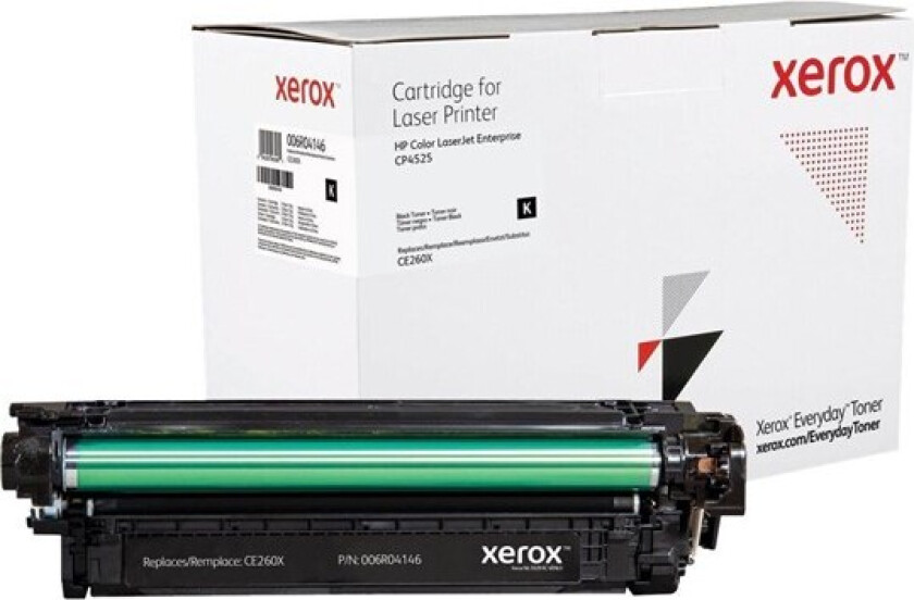 Everyday Hp Toner Svart 649x (ce260x) Høy Kapasitet