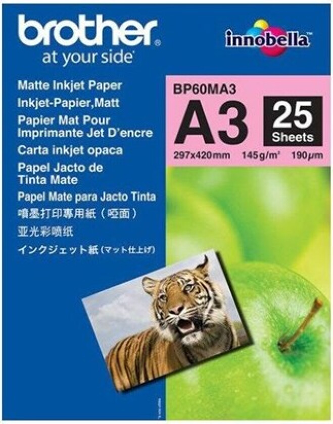 Bilde av Fotopapir Matt A3 25 Ark 145 G