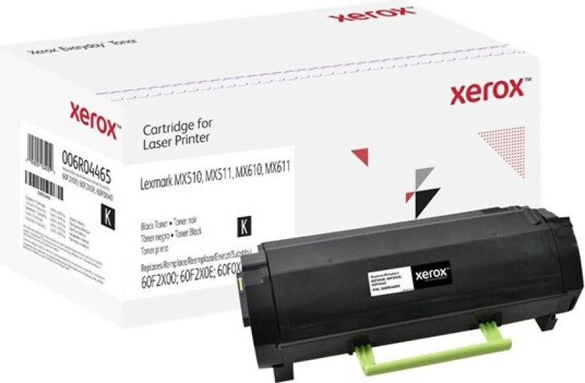 Everyday Lexmark Toner Svart 60f2x00/60f2x0e/60f0xa0 Høy Kapasitet