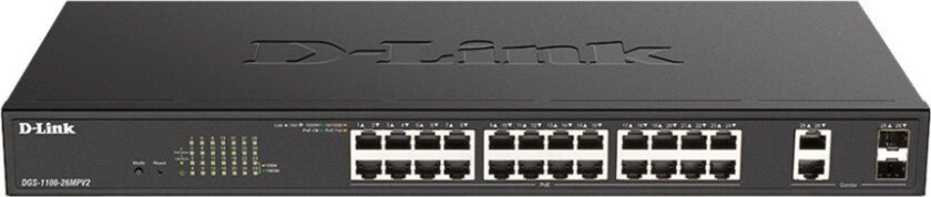 D-link Dgs 1100 V2 26-port Smart Poe Switch 370w