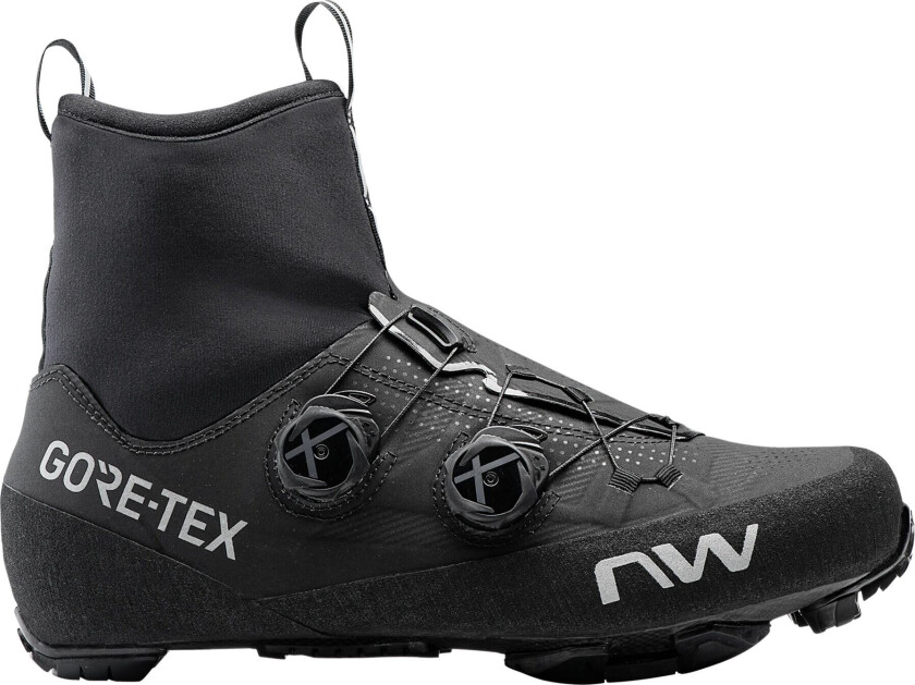 Flagship GTX carbon sole 21/22, sykkelsko vinter, herre BLACK