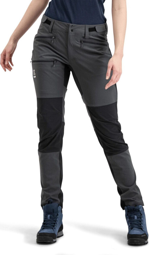 Zircon Slim Pant, softshellbukse, turbukse, dame Magnetite/True Black