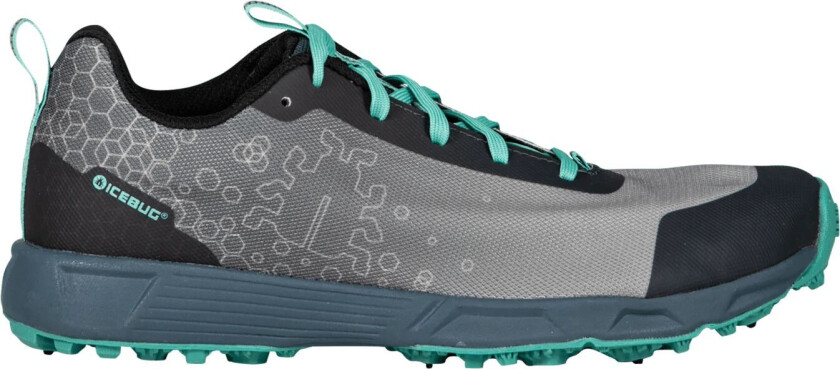 Route BUGrip, løpesko med pigg, herre Granite/mint
