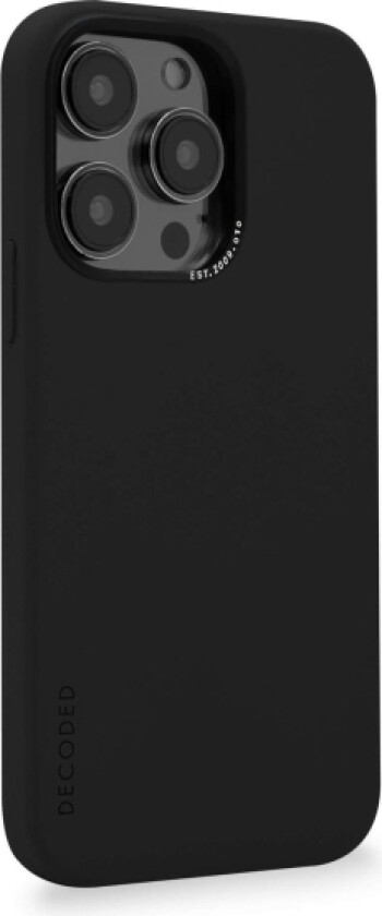 Silikon Backcover deksel til iPhone 14 Pro - Charcoal