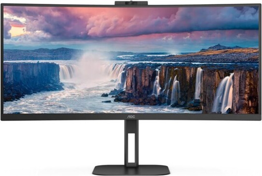 Aoc Cu34v5cw Curved 34" 3440 X 1440 21:9 Va 100hz