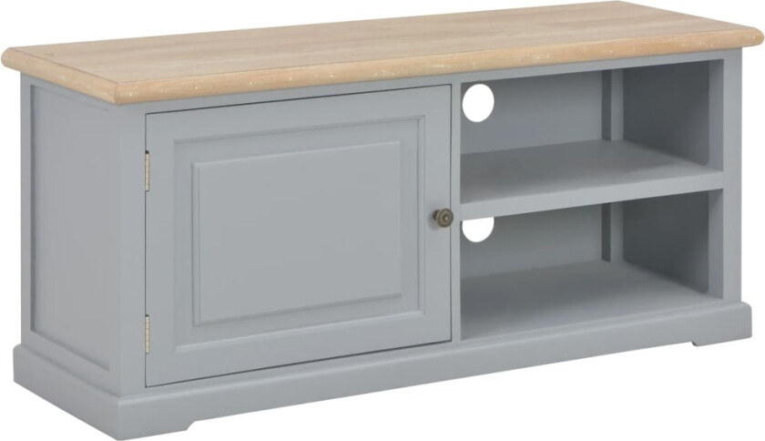 TV-benk 90x30x40 cm tre grå